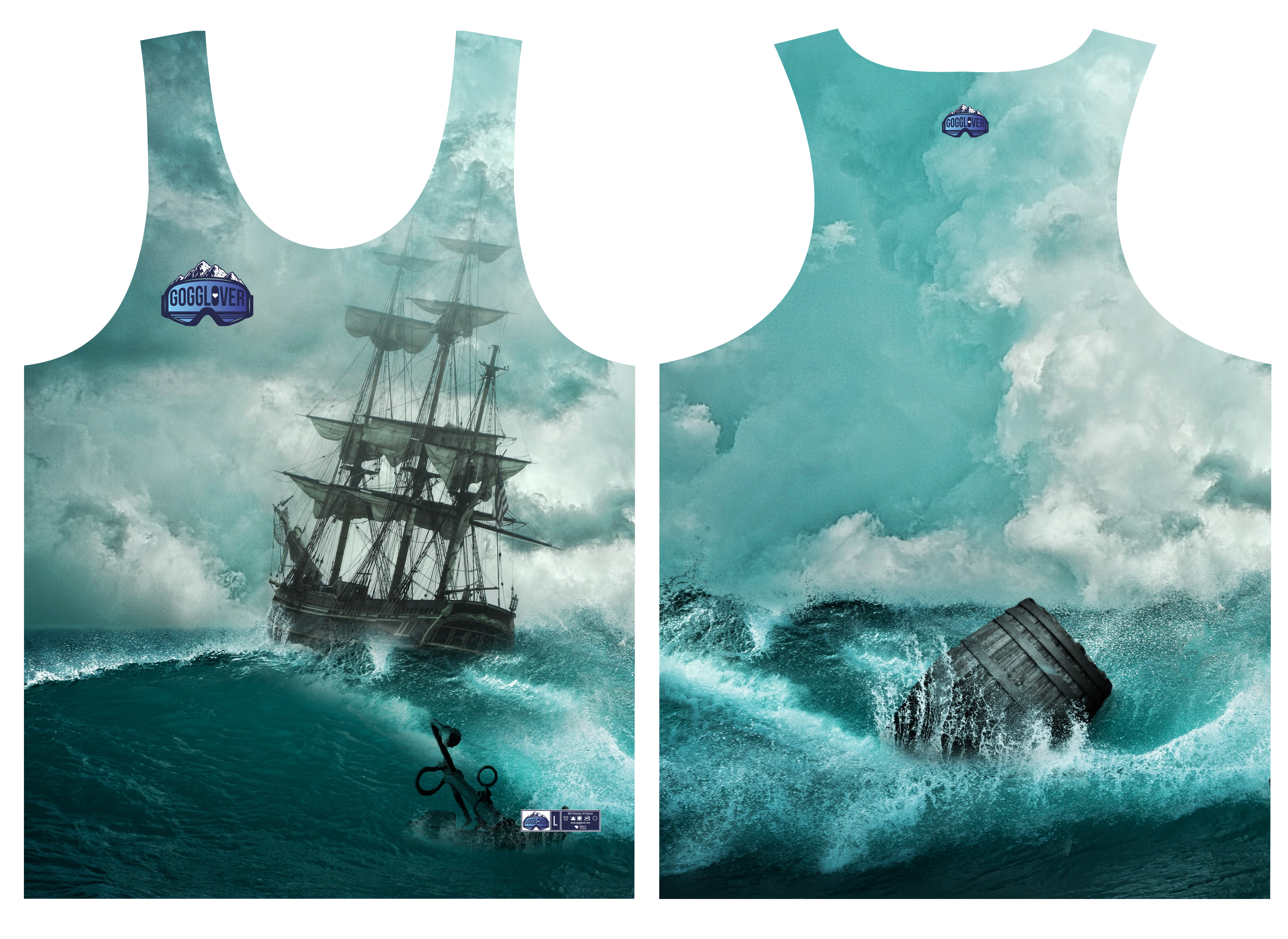 SHIP IN THE STORM Beach Volley Jersey