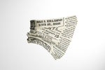 Load image into Gallery viewer, Vintage newspaper multifunctional scarf
