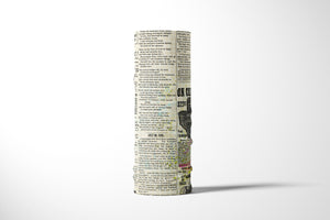 Vintage newspaper multifunctional bandana