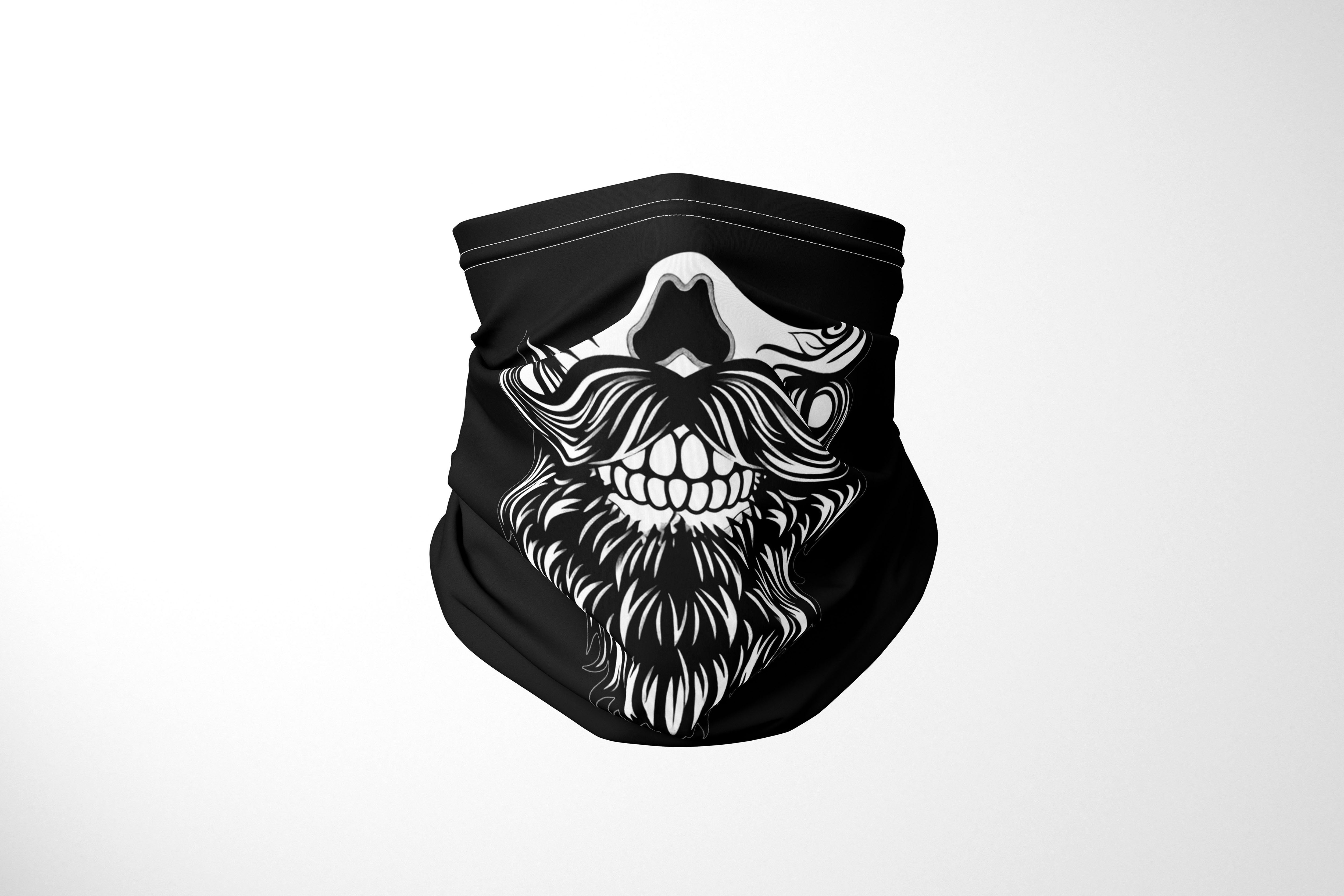 Skull beard multifunctional bandana